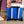 Polar Products blue rolling cooler with extended handle