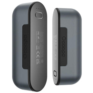 Ocoopa UT2s portable hand warmer in grey with power button and indicator lights