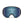 Smith Optics black snow goggles with blue mirrored lens