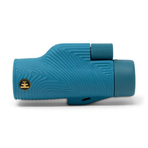 Blue NOCS Provisions monocular with textured grip and logo