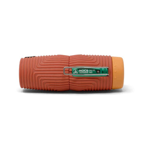 Nocs Provisions Zero Tube 10x25 monocular in terracotta with green clip