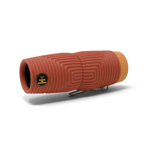 Nocs Provisions rust colored monocular with textured grip and metal clip