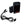 ActionHeat black portable power bank with charging cable