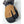 Hestra brown and black insulated winter mitten with adjustable wrist strap