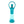 O2 Cool teal handheld misting fan with clear water reservoir