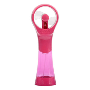O2 Cool pink handheld misting fan