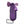 Purple O2Cool handheld portable fan with carabiner clip