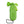 O2Cool lime green handheld portable fan with carabiner clip