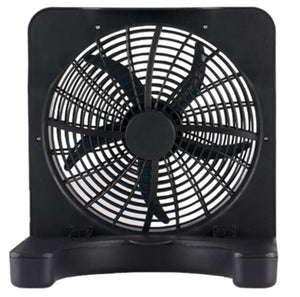 O2 Cool black portable box fan
