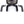 Black portable fan with detachable handle components displayed separately
