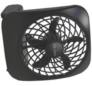 Black O2 Cool portable clip fan
