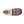 Acorn brown knit slipper with white fleece lining and geometric pattern
