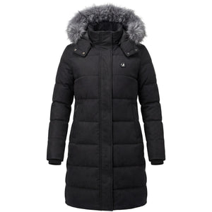 Open Box ActionHeat Pro Series+ Bluetooth Women's Long Puffer Heated Jacket