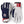 Hestra navy and white leather gloves with Gore Windstopper branding