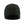 Glovii black ribbed knit beanie