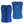 AlphaCool blue cooling vest with internal tubing system shown from front and back