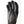 Hestra black leather glove with brown fabric thumb detail