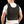 Man wearing a black Miracool cooling vest over a white t-shirt