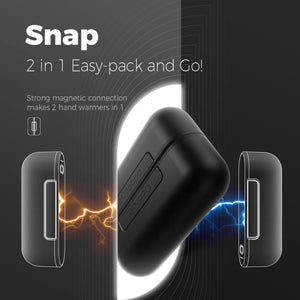 Ocoopa magnetic two in one hand warmers connecting together