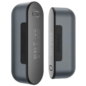 Ocoopa UT2s portable hand warmer in grey with power button and indicator lights