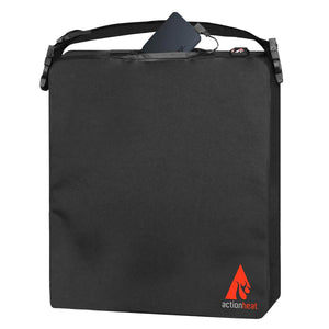 ActionHeat black heated seat cushion with connected battery pack