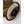 Olive green Hestra leather glove with beige knit lining and size 9 label