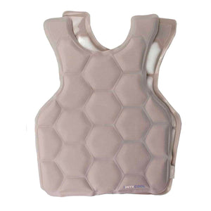 Onyx Cool beige cooling vest with a hexagonal pattern