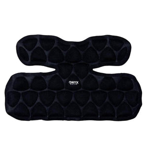 Black Onyx Ortho honeycomb textured back support cushion