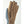 Hestra tan perforated leather glove with grey fabric side panel