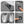 ActionHeat grey cable knit heated slippers showing battery compartment and power control button