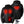 ActionHeat black heated jacket showing heating element dimensions and battery pack