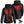 ActionHeat black hooded jacket showing internal heating element dimensions and power bank connection