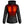 ActionHeat black hooded puffer jacket with glowing orange chest heating panels