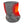 ActionHeat grey heated neck gaiter with red heat zone graphic