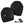 Two black ActionHeat knit beanies with a power bank and USB charging cable