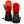 ActionHeat red and black battery heated mittens with visible heating elements