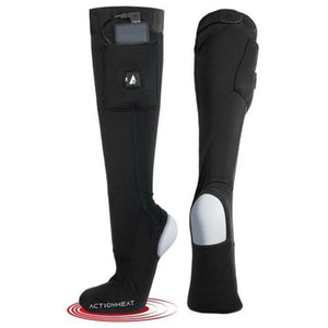 ActionHeat black stirrup socks with battery pack pocket