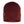 ActionHeat maroon ribbed knit beanie with a small branded patch on the side