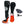 ActionHeat black battery heated socks with two power banks and a USB charging cable