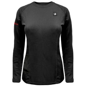 ActionHeat black long sleeve heated base layer shirt