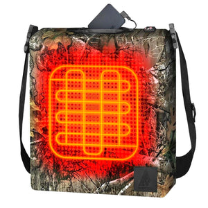 ActionHeat Realtree camouflage heated seat cushion with power bank