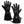 ActionHeat black heated gloves with battery pack and adjustable wrist straps