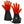 ActionHeat battery heated gloves with glowing red heating elements