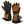 ActionHeat brown and black heated gloves with battery pack in wrist pocket