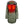 ActionHeat olive green parka with highlighted chest and neck heating zones