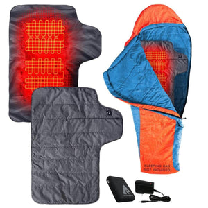 ActionHeat heated sleeping bag liner with battery pack and charger