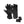 ActionHeat black fleece gloves with battery packs