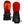 ActionHeat red and black battery heated mittens with visible heating elements