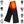 Black battery powered heated scarf with feature icons for water resistance, durability, and safety