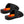 Pair of black plush heated slippers with visible orange heating elements and side power switches